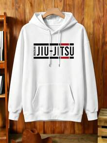 Men's Brazilian Jiu-Jitsu Sweatshirt, High Quality Fabric, Eye-Catching Print, Casual, Breathable. - White - View 2