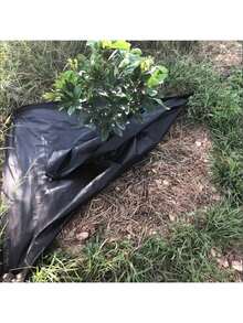 2pcs Square Control Fabric UV Resistant Ground Cover Mat For Vegetables And Fruit Trees Non-Woven Barrier Cloth - A - View 1