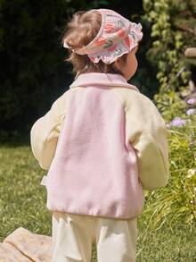 Balabala Infant Fleece Jacket, Soft, Warm, Anti-Static, Comfortable, Boys & Girls, Autumn/Winter - White Red - View 3