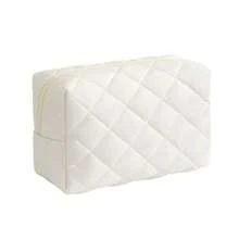 New Girl's Floral Quilted Makeup Bag, Portable Travel Skincare Toiletry Bag, Minimalist Large Capacity Soft Storage Bag - Storage Bag - View 14