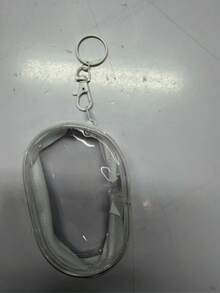 1 st bärbar transparent förvaringsväska för elektroniska tillbehör, nyckelringmodell, organizeringsväska för laddkabel och hörlurar - Flera stilar - Visa 12