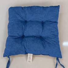 1pc 4pcs 6 Pcs Comfortable Indoor & Outdoor Seat Pads For Kitchen, Dining, Garden, Balcony & Patio Chairs In Turkey - Navy Blue - View 4