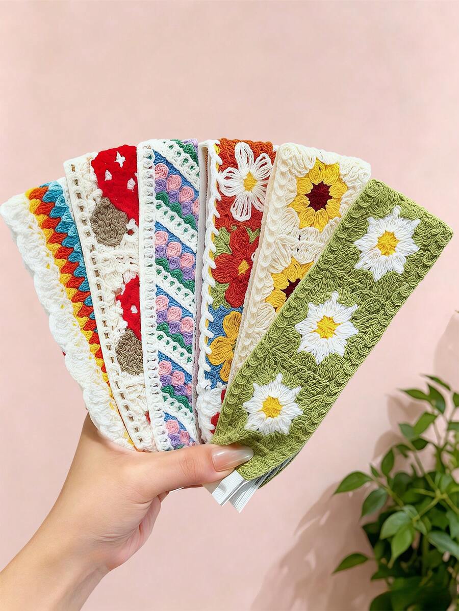1/2/4pcs/Set Mori Style Pastoral Hook-And-Loop Hair Accessories, Fresh And Sweet - Suitable For Women And Girls, Applicable For Daily, Back To School, Vacation, Party - Multicolor - View 1