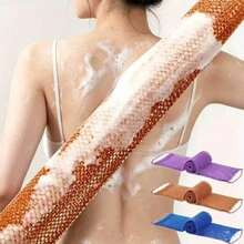 1pc Deep Cleaning Body Exfoliator Shower Towel, Durable Abrasive Bath Scrubber For Rough Skin Care - A - View 1