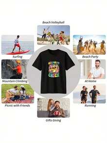 Camisetas de hombre - Negro - Ver 5