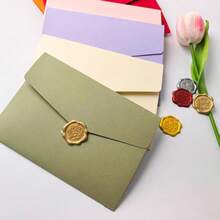 1/5 Premium Envelope Card Holder Printed Wedding Invitation Postcard 30% Off Invitation Cover - A - View 11