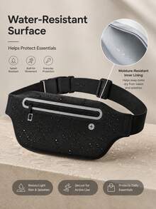 Running And Cycling Waist Bag, Glowmode Slim, Fitness Phone Storage Pouch - Multicolor - View 4
