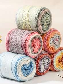 1 Roll 100g Cake Yarn Ball For Handmade DIY Decoration Of Bags, Shoes, Carpets - Sea Salt Strawberry - View 1