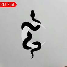 1pc Wooden Snake-Shaped Mirror Hanging Decor, Unique Decorative Item For Living Room And Bedroom, Creative 3D Bohemian Style Moon Home Decor Ornament (Suitable For Home And Holiday Scene Atmosphere Decoration) 2D Flat - A - View 6