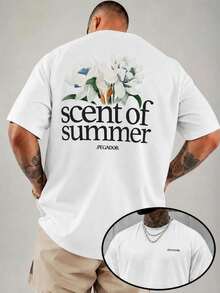 Men's Printed T-Shirt & Shorts Set - 100% Pure Cotton, Fun Prints - 樣式1 - 查看 7