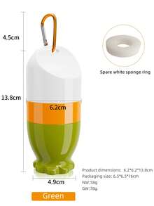 INYUSUN 1pc Portable Refillable Sunscreen Applicator Roller, Detachable For Outdoor Use, Hook And Loop Replaceable Sponge, Suitable For Outdoor Travel, Beach Sunbathing, Home Bathroom (With Spare Sponge) Dispenser Bottle, Travel Bottle Set - View 11