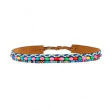 Fashionable Versatile Hat Band Decoration Design Hat Strap Accessory Straw Hat Material Decoration Cowboy Hat Can Be Matched With Decorative Belt Dress DIY Clothing Waistband Straw Hat Band Accessory Strap - Multicolor - View 22