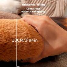 Luxury Large Cat Sleeping Mat, Indoor Cat Bed, Soft, Fluffy, And Thickened Mat, Suitable For Cat And Dog Cages, Warm In Winter, Washable, With Non-Slip Bottom. - Multicolor - View 6