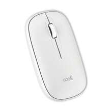 Ratón Inalámbrico COOL Slim Silencioso 2 en 1 (Bluetooth + Adap. USB) Blanco - Ver 8