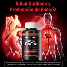 Suplemento de CoQ10 100 mg, CoQ10 Soluble en Agua y Grasa. Absorción Máxima Garantizada,antioxidante, beneficioso para la salud del corazón y la producción de energía, Suplemento de coenzima Q10 - MVPCARE 120 cápsulas blandas - Una botella - Ver 2