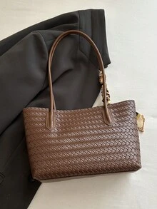 New Luxury High-End Pattern Versatile Women's Shoulder Bag Tote - Brown - View 8