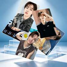 55pcs Casual Style Seonghyeon Photo Card Set, High Definition Double-Sided Cards, K-Pop Fan Daily Collection Essential, Seonghyeon Lomo Cards, Seonghyeon Photocards, Celebrity Photo Cards, Fan Collection Cards - 6Pcs - View 4