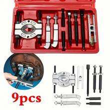 9pcs Bearing Separator Tool Set, Heavy Duty Bearing Puller Kit, Suitable For Engine And Transmission Repair, Universal Precision Automotive Tools - Motorcycle Bearing Puller Kit - View 1
