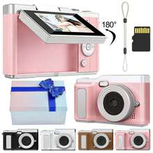 Kamera Digital 4X Zoom Digital 48MP Kamera Digital Fotografi Profesional Cocok Untuk Video Blogger Dan Pemula, Mendukung Fungsi Foto, Video Dan Webcam, Hadiah Ideal Untuk Hari Thanksgiving, Hari Valentine, Natal Dan Tahun Baru. Musim Wisuda, Idul Fitri (Baterai 600mAh) - View 2