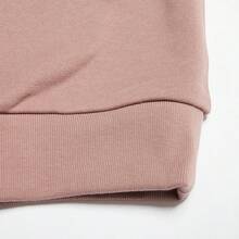 Adidas Spring/Autumn Classic Unisex Casual Loose Crew Neck Pullover Sweatshirt JL6065 - Warm Earth Brown - View 4