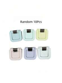 5/10 piezas Mini Clips Multifunción, Diseño de Pie y Colgante, Clips Antideslizantes para Pantalones, Clips Ajustables para Encuadernación de Papel, Adecuados para Ropa y Oficina - acortar - Ver 11