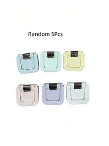 5/10 piezas Mini Clips Multifunción, Diseño de Pie y Colgante, Clips Antideslizantes para Pantalones, Clips Ajustables para Encuadernación de Papel, Adecuados para Ropa y Oficina - acortar - Ver 13