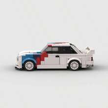 White/Red/Black MOC Supercar Racing Classic Building Block Car Model Toy Set, Educational Creative Toy For Children, DIY Car Model Kit For Adults, City Tech Champion Cup Series, Suitable As Birthday, Halloween, Christmas Gift For Boyfriend, Husband, Children, And For Collection And Home Decoration - Model - View 3