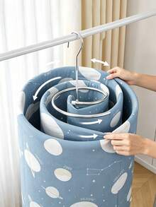 Rotatable Spiral Drying Rack, Space-Saving Bed Sheet And Quilt Drying Rack, Spiral Bed Cover And Blanket Drying Rack, Suitable For Balcony And Indoor Home Laundry Drying - Multicolor - View 6