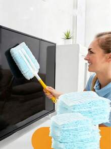 30pcs-1pc Disposable Duster Refills, Static Duster Head Refills - Easily Removes Dust From Electronics, Furniture, Blinds, And Fans - (Handle Not Included) - Cleaning Supplies, Cleaning Accessories - Multicolor - View 3