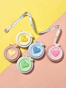 6pcs 2.5m Plastic Flexible Retractable Tape Measure, Waist/Height Measurement, Portable Emergency Solution - A - View 5