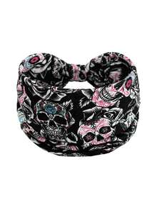 1 Halloween-Style Sports Headband-Soft, Stretchy, And Sweat-Wicking; Suitable For Yoga, Running, Fitness, And Everyday Styling. - Multicolor - View 15