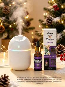 270ML Cool Mist Humidifier Aromatherapy Diffuser LED Night Light Power-Off Protection USB Home Office Humidifier, 10ml Multiple Essential Oils, Suitable For Home, Hotel, Bathroom Deodorization, Fragrance, Long-Lasting Scent Air Freshener - Multiple Styles - View 12