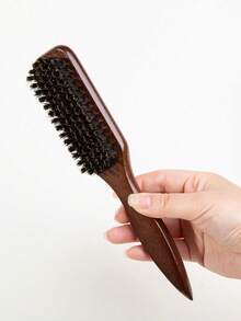 1pc Unisex Beard Comb/Brush, Fragrance-Free Professional Styling Comb, Medium Stiffness Smooth Comb, Hair Cleaning Brush, Tames Frizz And Flyaways, Edge Control Comb With Wide Tail For Backcombing And Detangling, Easy Parting, Styling, Polishing And Smoothing Hair, Creates Smooth Frizz-Free Hairstyle, Suitable For Men And Women, Recommended As Christmas Gift - Multicolor - View 14