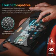 XINHONGYU Switch 2 Console Screen Protector, 7.9 Inch, Switch 2 Tempered Glass Screen Protector, High Definition Transparent, Anti-Scratch, Easy Installation No Bubbles - View 2