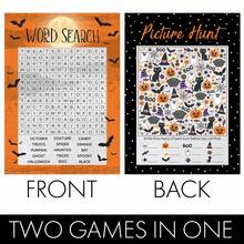 30Pcs-5pcs Halloween Word Search Game Card Set Halloween Party Game 30 Players Home Classroom Activities Fall Carnival Party Supplies - View 2