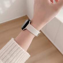 1件彈性尼龍錶帶，適用於 女款運動手錶錶帶 38mm 40mm 41mm 42mm 44mm 45mm 46mm 49mm - 星光 - 查看 3