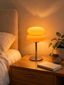 Modern Minimalist LED Mushroom Table Lamp, USB Powered, 3 Adjustable Color Modes, Suitable For Bedroom, Desk, Living Room, Dorm Decor - 1 Piece - View 9