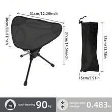 UBRAVOO Fishing Chairs - Black - View 2