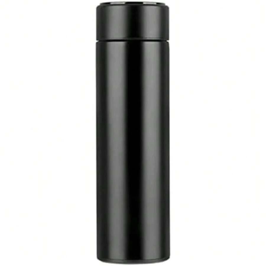 1PC 17oz Black Vacuum Insulated Mug Stainless Steel Leak Proof Flask Double Wall Travel Bottle Keeps Hot & Cold 12H - Black - View 1
