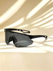1pc Cycling Protective Eyewear Colorful One-Piece Sports Glasses - Solid Color - View 7