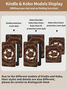 Kingsung Rabbit Dancing Pattern Tablet Protective Case, Compatible With IPad 9.7/10.2/10.5/10.9/12.9/Pro 11, 10th Gen, Compatible With Samsung Galaxy Tab S6 Lite 10.4 Inch, Compatible With Kindle Paperwhite 12th Gen 2024, Kindle (11th Gen) 2022, Soft Anti-Drop Protection, Smart Stand/Auto Wake/Sleep - Multicolor - View 11
