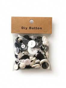 0.9-3.5CM Random Assorted Colorful Resin Buttons, DIY Handmade Decorative Buttons Clothing Material Accessories - Multicolor - View 11