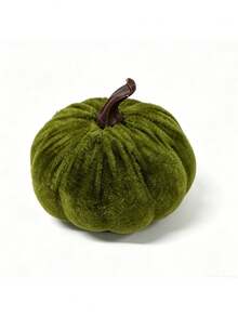Artificial Pumpkin Thanksgiving Halloween Autumn Colorful Pumpkin Decor Props Velvet Pumpkin - Multicolor - View 8