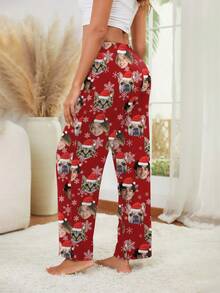 Printstory Customized Women's Pajamas, Personalized With Any Pattern, Unique Customized Gift, Suitable For Family And Friends, Christmas Gift - Multicolor - View 3