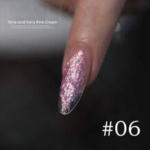 MIANEL GEL Set de 9 Rejillas de Esmalte de Uñas Gel con Textura de Sirena 2026 Aurora Soñadora Acetato Textura Sólida, Gel Constructor Perlado 3D para Arte de Uñas - Multicolor - Ver 9