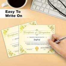 Certificate Of Recognition, 25 Gold Foil Award Certificates For Teachers Students Employees, Schoolsss Graduation Diploma, 8 X 10\ Awar - CertificateofRecognition - View 4