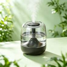 Humidifier With Stable Base, Low Noise And Quiet Operation For Uninterrupted Sleep, Large Mist Output For Air Purification And Dry Air Humidification, 2-In-1 Essential Oil Diffuser And Humidifier, Suitable For Living Room, Office And Air-Conditioned Rooms - 1PC - View 8