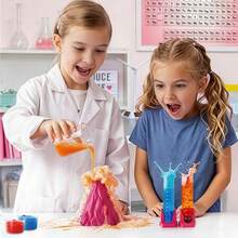 Laboratório De Química 50 Experimentos Brastoy Brinquedo Educativo Ciências Para Crianças Infantil - Multicolorido - Visão 8