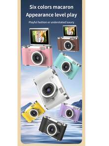Cámara Digital Compacta de Bolsillo con Enfoque Automático 48MP 4K Detección Facial Zoom Óptico 18x Pantalla de 2.8 Pulgadas Batería Recargable, Esencial para Viajes, (Con Juego de Cristal - Púrpura) - Set de cristales morados LK-007 - Ver 11