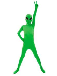 Halloween Stage Performance Cosplay Jumpsuit Green - Multicolor - View 5
